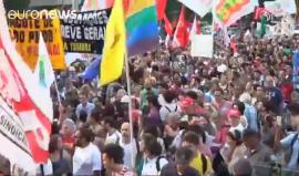 #شاهد احتجاجات في البرازيل ضد مقترح حكومي بتقليص النفقات