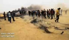 " وهذا سياجهم الفاصل " 
#جمعة_الشهداء_والاسرى شرق خانيونس جنوب قطاع غزة . 
#مسيرة_العودة_الكبرى