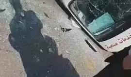 #شاهد | إصابة 8 مواطنين حالة أحدهم خطيرة بحادث سير مروع بين سيارة مدنية وسيارة إسعاف قرب محطة الطاقة بالنصيرات وسط قطاع غزة . 
تصوير منتصر الفرا