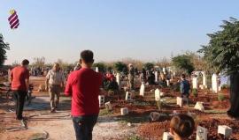 العيد في #سوريا .. 
 مدينة #إعزاز في ريف #حلب الشمالي