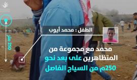 ما التقطته الكاميرات| الحالة رقم (26): المرصد الأورومتوسطي يوثق حادثة قنص وإعدام الجيش الإسرائيلي للطفل "محمد أيوب" (14 عامًا) شمالي قطاع غزة يوم الجمعة الماضي