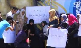 احتجاجا على البطالة وأوضاعها الصعبة شيرين البطريخي تعلن الاضراب عن الطعام