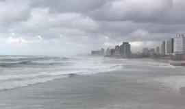 #بث_مباشر أجواء المنخف الجوي في مدينة يافا المحتلة .

تصوير salh zighari