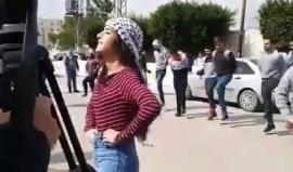 #شاهد من السلسلة البشرية التي أقامتها الشبيبة الطلابية التابعة لفتح في نابلس احتجاجاً على عدم تطبيق الاحتلال لقوانين الشرعية الدولية.