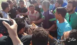 إصابة مواطن شرق غزة نتيجة إطلاق قنابل الغاز على الشبان المتظاهرين