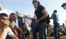 #مباشر 

من مواجهات جمعة الوفاء للشهداء والجرحى من شرق المحافظة الوسطى .

بث مراسلنا : أحمد المقادمة