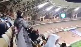 "يوم تاريخي بالسعودية".. أول حضور نسائي في ملاعب كرة القدم خلال مبارة أمس الجمعة.