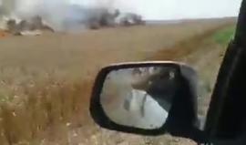 اشتعال النيران في حقول كيبوتس بئيري على الحدود مع غزة بفعل طائرة ورقية