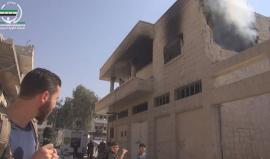 الطائرات الحربية ترتكب مجزرة مروعة بحق المدنيين وسط الأحياء السكنية والأسواق في #خان_شيخون بمحافظة #إدلب