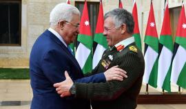 #شاهد العاهل الاردني يستقبل عباس في العاصمة عمان لبحث آليات التحرك بعد قرار ترامب بشان القدس .