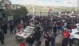 مشاهد من التظاهرة التي خرجت في عرعرة بالداخل المحتل رفضا لما تعرضت له قرية أم الحيران بالنقب 
#اغضب_للنقب