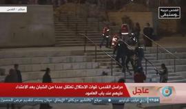 #مباشر اعتداء وحشي من قبل قوات الاحتلال على المقدسيين قرب باب العامود في القدس