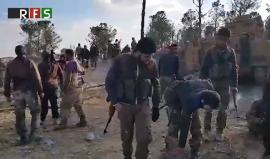 #شاهد الجيش السوري الحر داخل جبل برصايا شرق عفرين بريف حلب الشمالي مع استمرار التقدم في عملية #غصن_الزيتون
