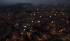 أصوات الاشتباكات بين السلطة ومسلحين في البلدة القديمة بنابلس صباح اليوم