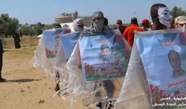 #شاهد
وحدات الزواري قبيل إطلاق مجموعة من الطائرات الورقية الحارقة في #مليونية_القدس شرق الوسطى