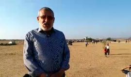 Dr. Walid Amer, the spoksperson of the march of return speaking about the objectives of this Friday march 13th, July 2018.
#GreatReturnMarch