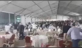 #فيديو عراك بالصحون والكراسي بين أعضاء مؤتمر لحزب الاستقلال المغربي