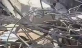 ركام منزل عائلة العباسي في قرية جبل المكبر بالقدس بعد هدمه من قبل جرافات الاحلال