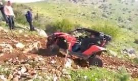 #فيديو إصابتان بإنقلاب "تراكترون" في منطقة جبل الطور بالقرب من مرج ابن عامر شمال فلسطين المحتلة