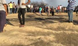 #مباشر 

مواجهات عنيفة بالقرب من السياج الفاصل شرق البريج وسط قطاع غزة . 

بث مراسلنا : أحمد المقادمة