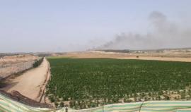 #مباشر 

حريق ضخم شرق جحر الديك في الجانب الصهيوني بفعل طائرة ورقية تحمل مواد حارقة .

بث مراسلنا : أحمد المقادمة