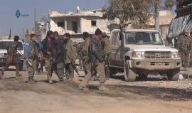 المواقع التي سيطرت عليها المعارضة السورية في مدينة الباب شرق حلب