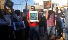 #مباشر وقفة أمام سفارة السلطة في عمان رفضا للعقوبات التي تفرضها على قطاع غزة . 
#ارفعوا_العقوبات