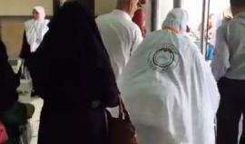 #بث_مباشر  توافد حجاج قطاع غزة الى معبر رفح البري استعدادا للمغادرة .
تصوير مراسلنا عبد الرحمن الكحلوت