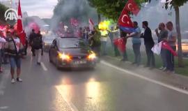 احتفالات نجاح #أردوغان في #الانتخابات_الرئاسية في شوراع مدينة #إسطنبول