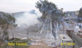 #شاهد مواجهات اليوم مع قوات الاحتلال في قرية النبي صالح قضاء رام الله . 
تصوير بلال التميمي