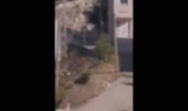 شاهد من المواجهات التي اندلعت اليوم بلدة حزما شمال القدس