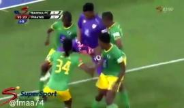 حارس مرمى يسجل هدفا عالميا في آخر دقيقة

سجّل الحارس الجنوب إفريقي، ماسولوكا أوسكارين، هدفا مقصيا عالميا، في الدقيقة الخامسة من الوقت الإضافي بدلا من الضائع، لينقذ فريقه من الهزيمة.