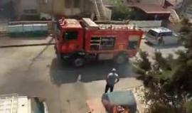 #شاهد الحرائق في مدينة صفد المحتلة تلتهم المنازل والسيارات قبل قليل.