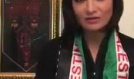 #شاهد الاعلامية غادة عويس توجه رسالة تضامن للأسرى المضربين في سجون الاحتلال