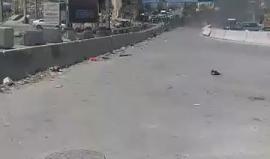 #شاهد | #شاهد | مواجهات مع قوات الاحتلال على حاجز قلنديا شمال القدس اثر قمع مسيرة تضامن مع الاسرى المضربين عن الطعام في سجون الاحتلال منذ 19 يوما .