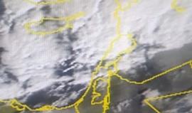 حركة الغيوم وفق الأقمار الصناعية قبل قليل