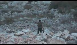 #فيديو مستوطنون مسلحون أطلقوا النار اليوم على شبان فلسطينيين في قرية بورين بنابلس