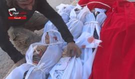 8 أطفال ضحايا القصف الروسي على حي المرجة في #حلب