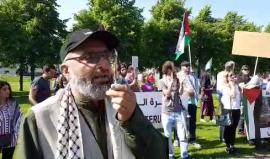 #مباشر مظاهرة حاشدة من أمام السفارة الامريكية في مدينة امستردام