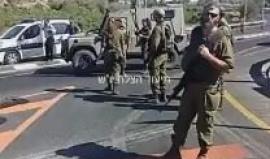 #شاهد | من مكان العملية.. إصابة ثلاثة جنود صهاينة في عملية دهس نفذها فلسطيني وأصيب بجراح خطيرة قرب مستوطنة "غوش عتصيون" شمال الخليل.