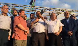 #مباشر 
وصول قيادة حركة حماس الزائرين للقطاع "عزت الرشق وماهر عبيد" لمخيم العودة شرق البريج وسط قطاع غزة. 
بث مراسنا : أحمد المقادمة