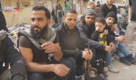 #شاهد| دفعة جديدة من المهجرين تخرج من حي الوعر الحمصي إلى جرابلس شمالي #سوريا