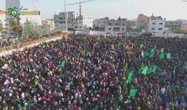 #صور من مهرجان ذكرى الانطلاقة الـ 29 لحركة حماس اليوم في رفح جنوب قطاع غزة . 
#حماس29