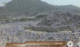 #مباشر الحجاج يصعدون جبل عرفات لأداء الركن الأعظم فى الحج