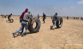 #فيديو| مشاهد من مليونية العودة وكسر الحصار في مخيمات العودة شرق خانيونس.