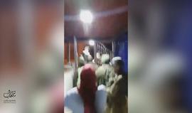#شاهد لحظه اعتقال جنود الاحتلال الأسير المحرر وليد خضر صلاح من بلدة الخضر في بيت لحم