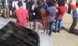 #فيديو وقفة احتجاجية في مدينة البيرة بالضفة الغربية رفضا للقرارات الأمريكية في القدس