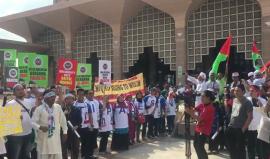 #شاهد جانب من هتافات الماليزيين نصرة للقدس وفلسطين