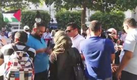 #بث_مباشر: تونسيون يخرجون نصرة للمسجد الأقصى ورفضا للتطبيع