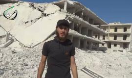 #شاهد.. دمار كبير في مدينة #حريتان بريف #حلب الشمالي جراء قصف طائرات التحالف الدولي